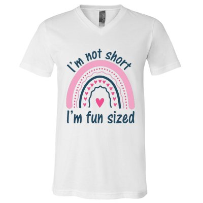 Funny Im Not Short Im Fun Sized Cool Short V-Neck T-Shirt