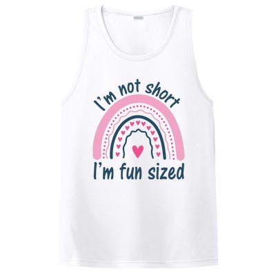 Funny Im Not Short Im Fun Sized Cool Short PosiCharge Competitor Tank