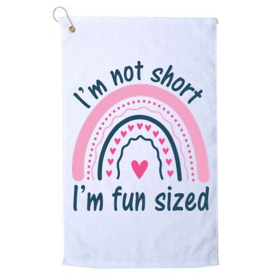 Funny Im Not Short Im Fun Sized Cool Short Golf Towel