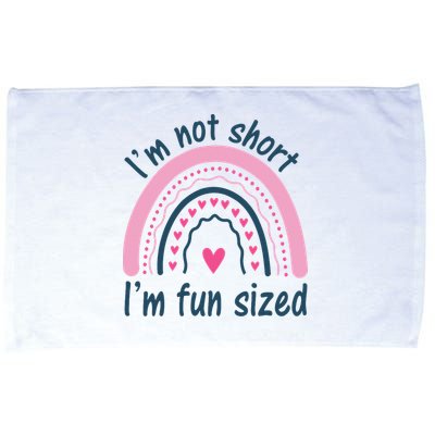 Funny Im Not Short Im Fun Sized Cool Short Microfiber Hand Towel