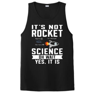 Funny Its Not Rocket Science Aerospace Engineer Equation PosiCharge Competitor Tank