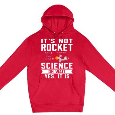 Funny Its Not Rocket Science Aerospace Engineer Equation Premium Pullover Hoodie