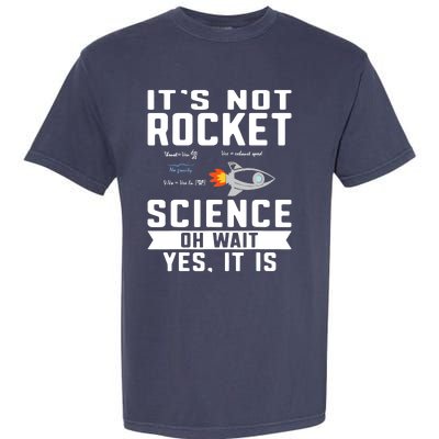 Funny Its Not Rocket Science Aerospace Engineer Equation Garment-Dyed Heavyweight T-Shirt