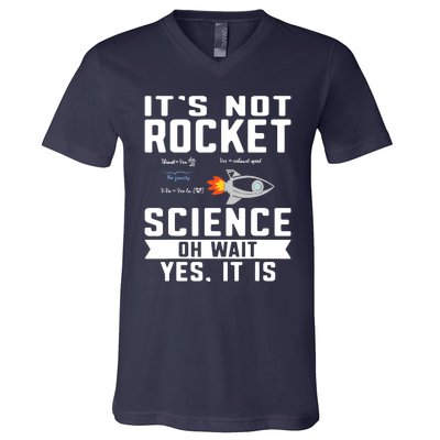 Funny Its Not Rocket Science Aerospace Engineer Equation V-Neck T-Shirt