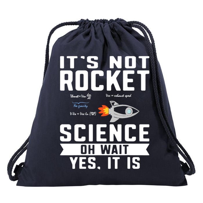 Funny Its Not Rocket Science Aerospace Engineer Equation Drawstring Bag