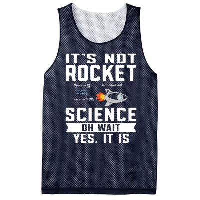 Funny Its Not Rocket Science Aerospace Engineer Equation Mesh Reversible Basketball Jersey Tank