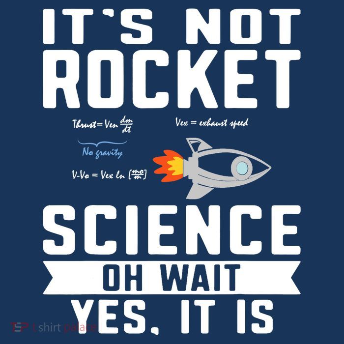 Funny Its Not Rocket Science Aerospace Engineer Equation Premium T-Shirt