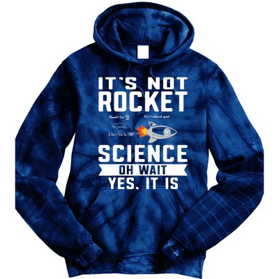 Funny Its Not Rocket Science Aerospace Engineer Equation Tie Dye Hoodie