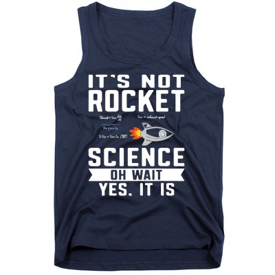 Funny Its Not Rocket Science Aerospace Engineer Equation Tank Top