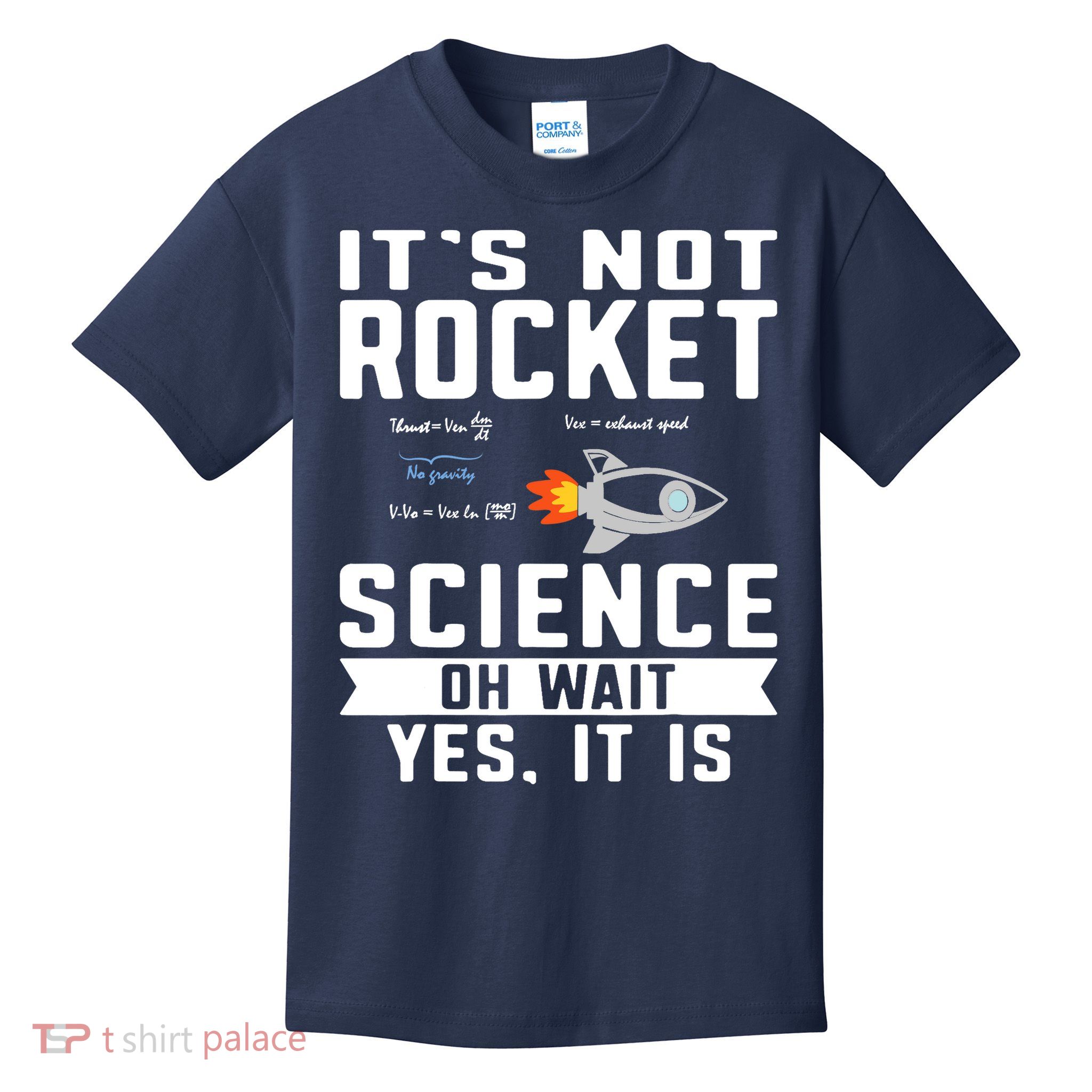 Funny Its Not Rocket Science Aerospace Engineer Equation Kids T-Shirt