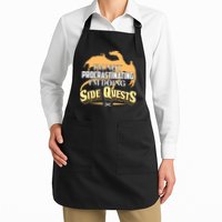 Funny I'm Not Procrastinating I'm Doing SIde Quest Dungeon And Dragons Fan Apron