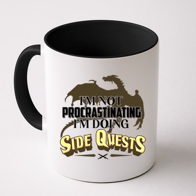 Funny I'm Not Procrastinating I'm Doing SIde Quest Dungeon And Dragons Fan Mug