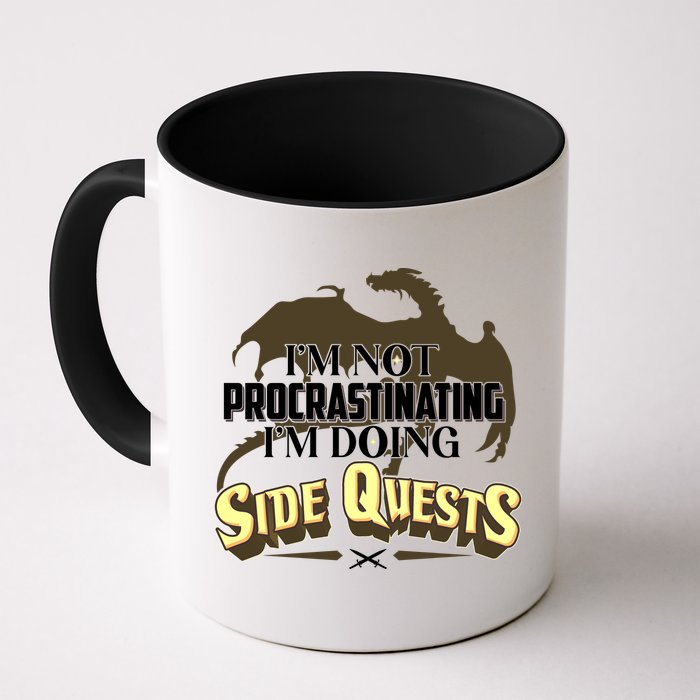 Funny I'm Not Procrastinating I'm Doing SIde Quest Dungeon And Dragons Fan Mug