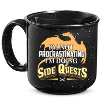 Funny I'm Not Procrastinating I'm Doing SIde Quest Dungeon And Dragons Fan 15oz Campfire Ceramic Mug