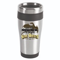 Funny I'm Not Procrastinating I'm Doing SIde Quest Dungeon And Dragons Fan 16oz Travel Tumbler