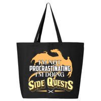 Funny I'm Not Procrastinating I'm Doing SIde Quest Dungeon And Dragons Fan 25L Jumbo Tote