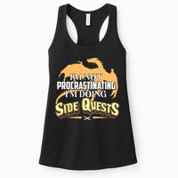 Funny I'm Not Procrastinating I'm Doing SIde Quest Dungeon And Dragons Fan Womens Tank Top