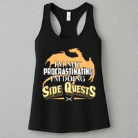 Funny I'm Not Procrastinating I'm Doing SIde Quest Dungeon And Dragons Fan Womens Tank Top