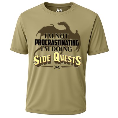Funny I'm Not Procrastinating I'm Doing SIde Quest Dungeon And Dragons Fan Performance Shirt