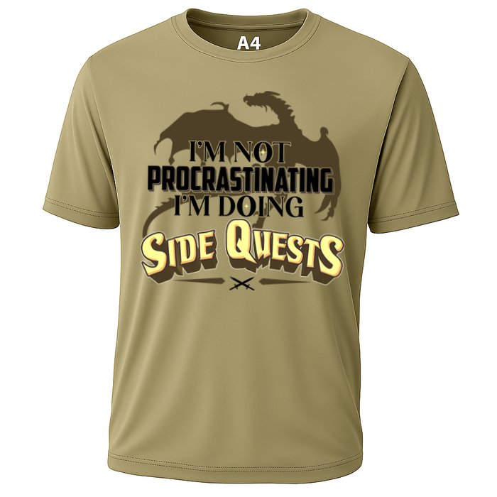 Funny I'm Not Procrastinating I'm Doing SIde Quest Dungeon And Dragons Fan Performance Shirt