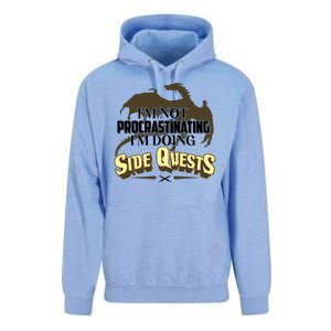 Funny I'm Not Procrastinating I'm Doing SIde Quest Dungeon And Dragons Fan Unisex Surf Hoodie