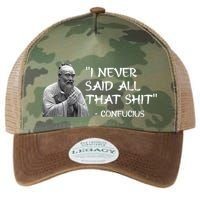 Funny I Never Said All That Shit Confucius Legacy Tie Dye Trucker Hat