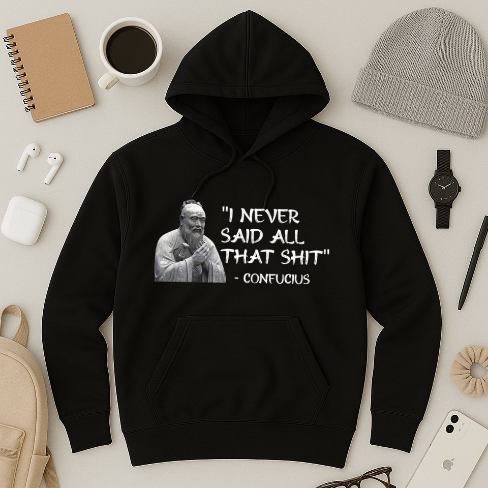 Funny I Never Said All That Shit Confucius Hoodie