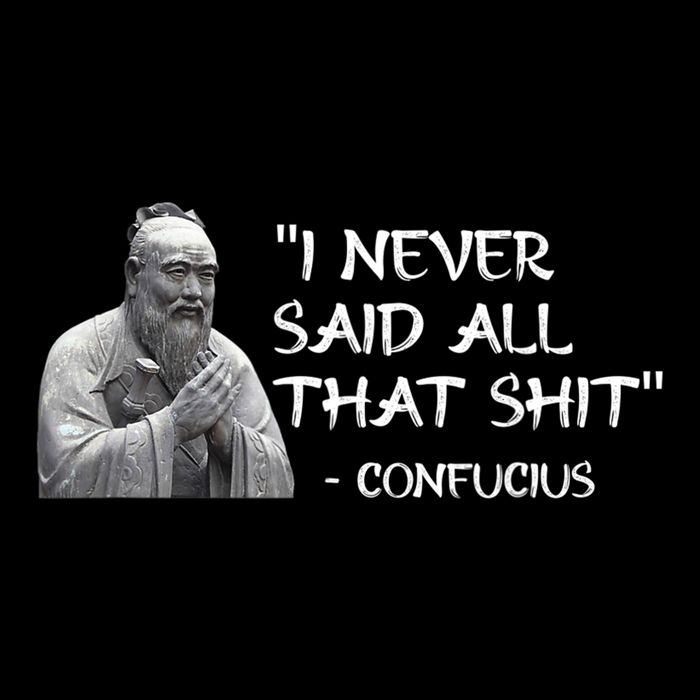 Funny I Never Said All That Shit Confucius Sustainable Bucket Hat