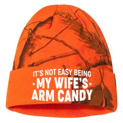 Funny It's Not Easy Being My Wife's Arm Candy Kati Licensed 12" Camo Beanie