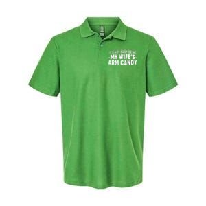 Funny It's Not Easy Being My Wife's Arm Candy Softstyle Adult Sport Polo