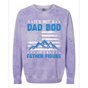 Funny ItS Not A Dad Bod ItS A Father Figure Gift Colorblast Crewneck Sweatshirt