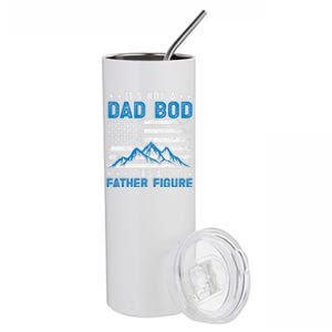 Funny ItS Not A Dad Bod ItS A Father Figure Gift Stainless Steel Tumbler