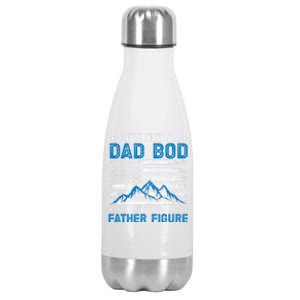 Funny ItS Not A Dad Bod ItS A Father Figure Gift Stainless Steel Insulated Water Bottle