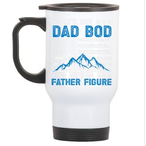 Funny ItS Not A Dad Bod ItS A Father Figure Gift Stainless Steel Travel Mug