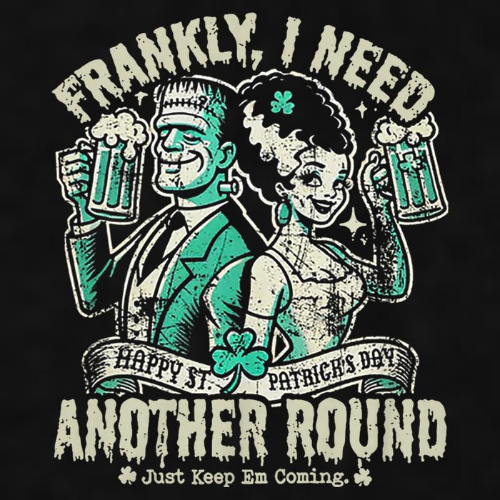 Frankly I Need Another Round Drinking Ladies PosiCharge Tri-Blend Wicking Tank