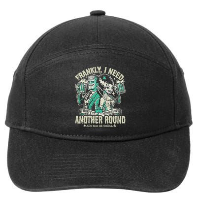 Frankly I Need Another Round Drinking 7-Panel Snapback Hat