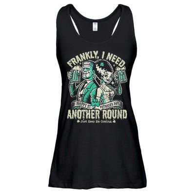 Frankly I Need Another Round Drinking Ladies Essential Flowy Tank