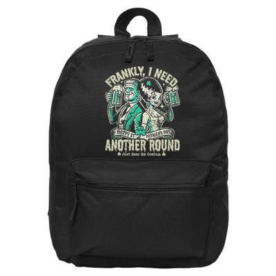 Frankly I Need Another Round Drinking 16 in Basic Backpack