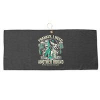 Frankly I Need Another Round Drinking Large Microfiber Waffle Golf Towel