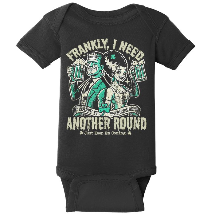 Frankly I Need Another Round Drinking Baby Bodysuit