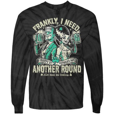 Frankly I Need Another Round Drinking Tie-Dye Long Sleeve Shirt