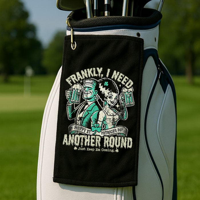 Frankly I Need Another Round Drinking Golf Towel
