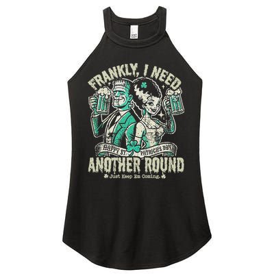 Frankly I Need Another Round Drinking Women's Perfect Tri Rocker Tank