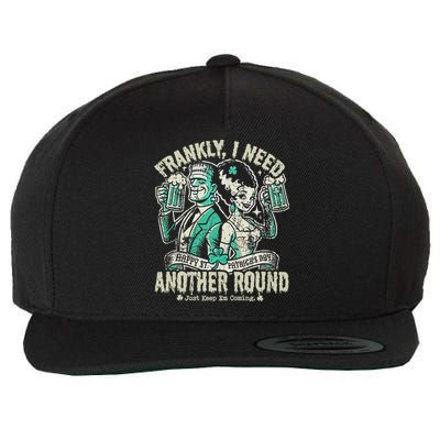 Frankly I Need Another Round Drinking Wool Snapback Cap