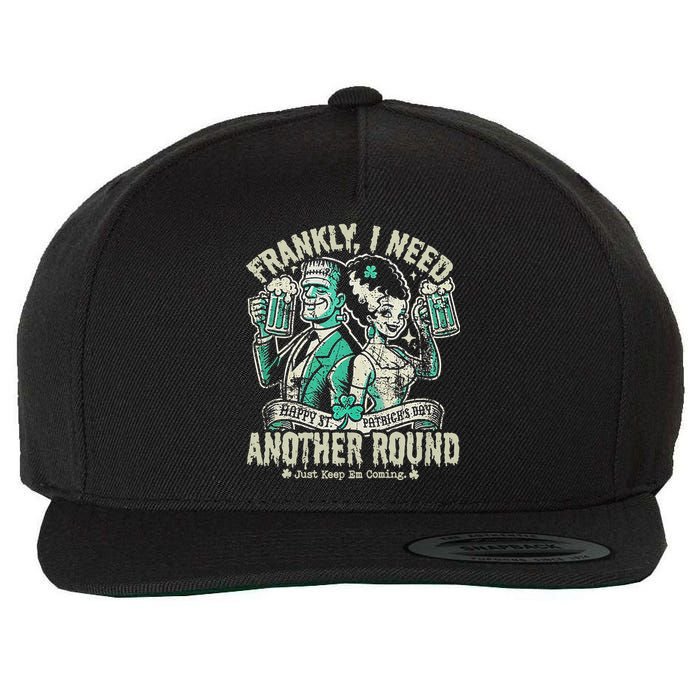 Frankly I Need Another Round Drinking Wool Snapback Cap