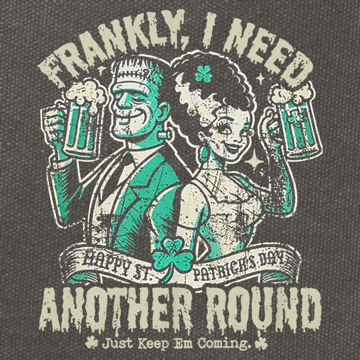 Frankly I Need Another Round Drinking Cotton Canvas Backpack