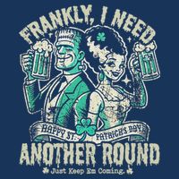 Frankly I Need Another Round Drinking Infant Baby Jersey Bodysuit