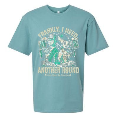 Frankly I Need Another Round Drinking Sueded Cloud Jersey T-Shirt