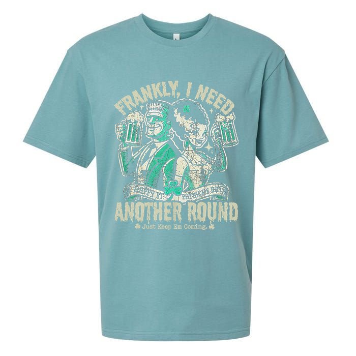 Frankly I Need Another Round Drinking Sueded Cloud Jersey T-Shirt
