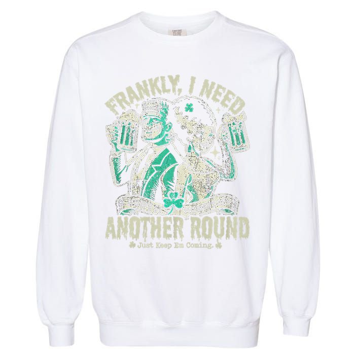 Frankly I Need Another Round Drinking Garment-Dyed Sweatshirt